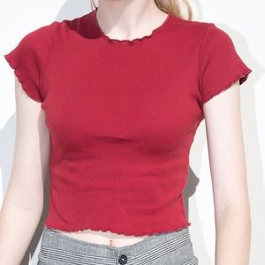 Brandy Melville Red Wynn Top